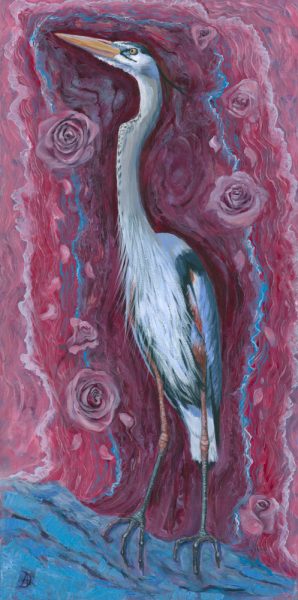 Great Blue Heron Painting